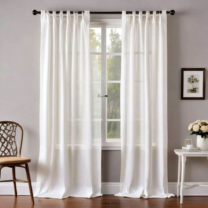 tab top curtain for dining room