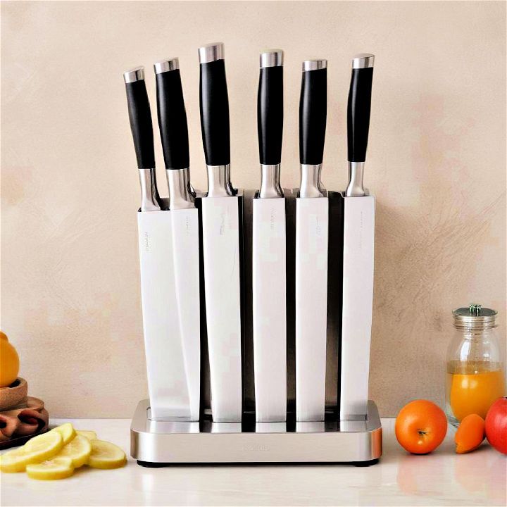 stainless steel knife holder