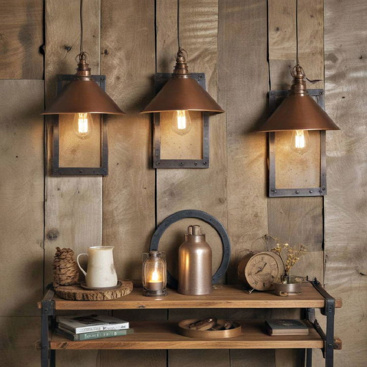 rustic charm metal accents