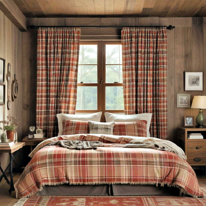 classic cabin plaid pattern