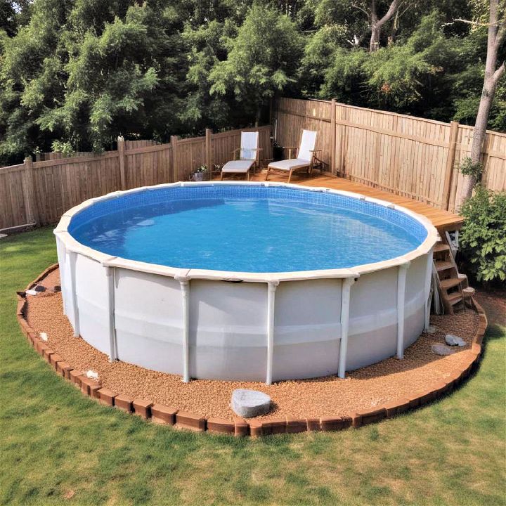 classic and budget friendly above ground pool