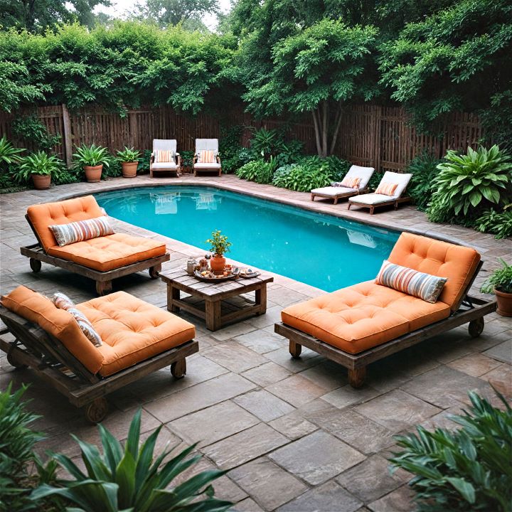 eco friendly repurposed pool furniture