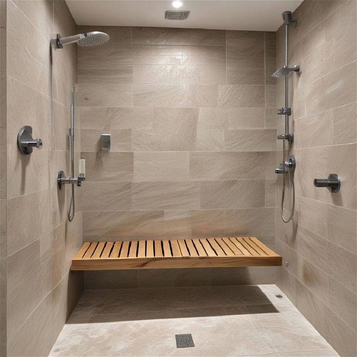 in shower seating