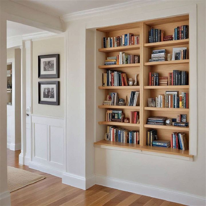 in wall storage nooks for small items