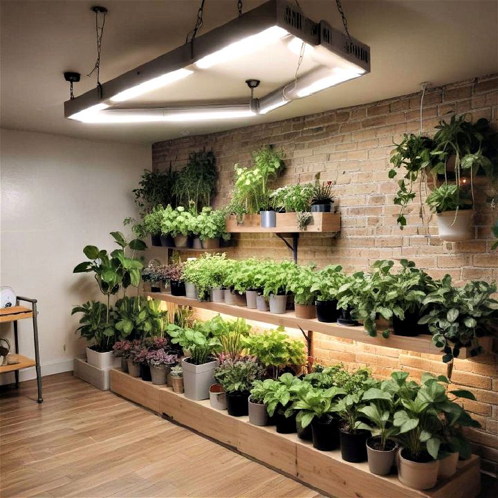 indoor garden to improve air quality