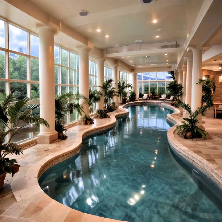 indoor lazy river pool