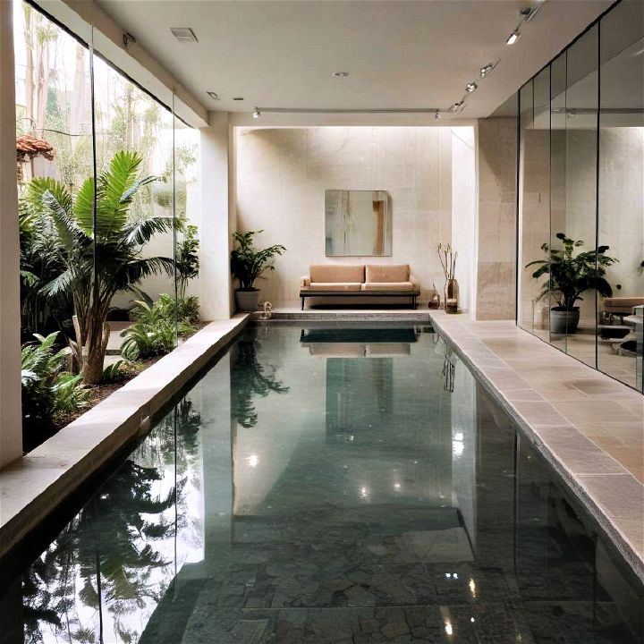 indoor mirror pool
