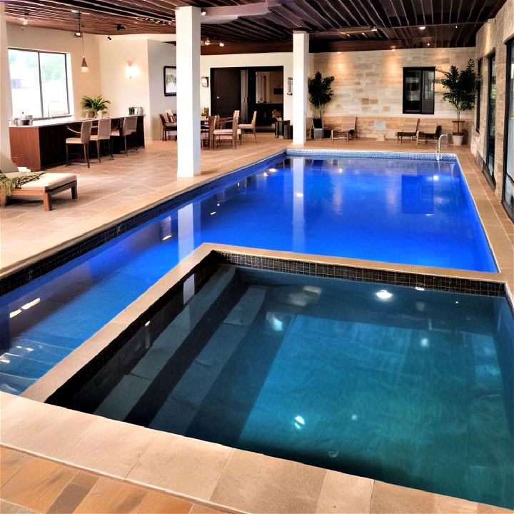 indoor multi level pool