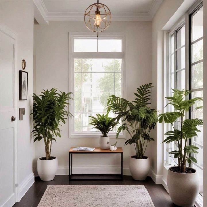 indoor plant for entryway