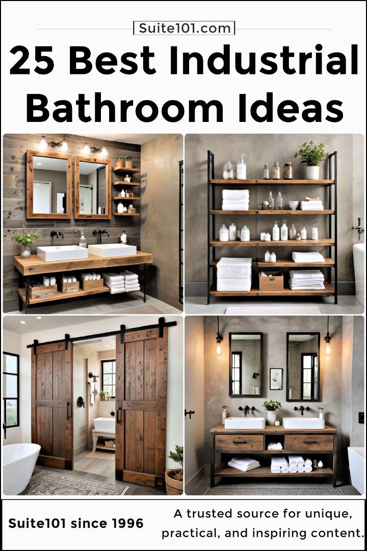 industrial bathroom ideas to copy