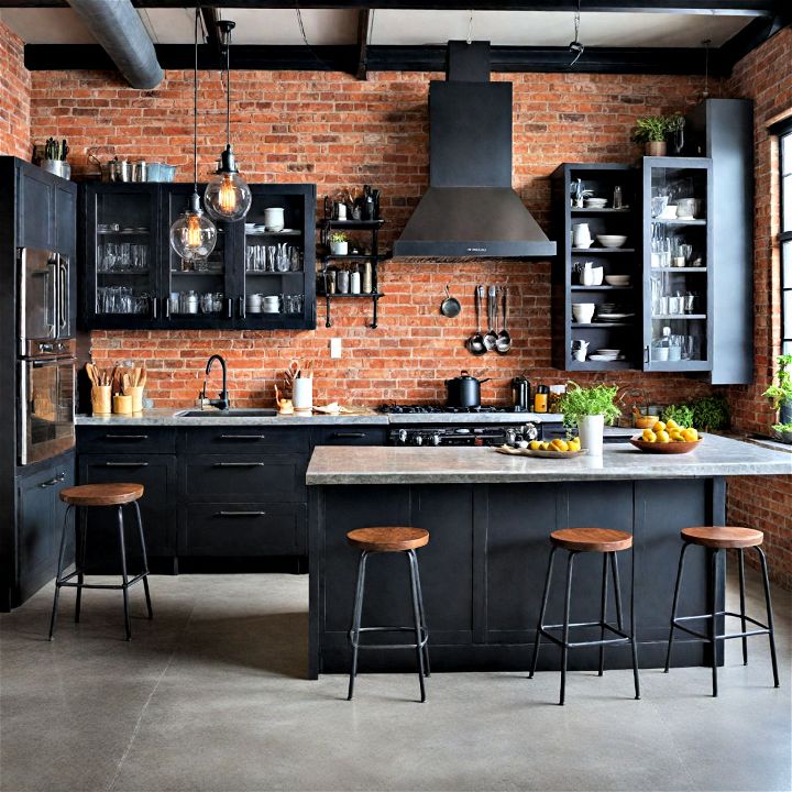 industrial edge kitchen design