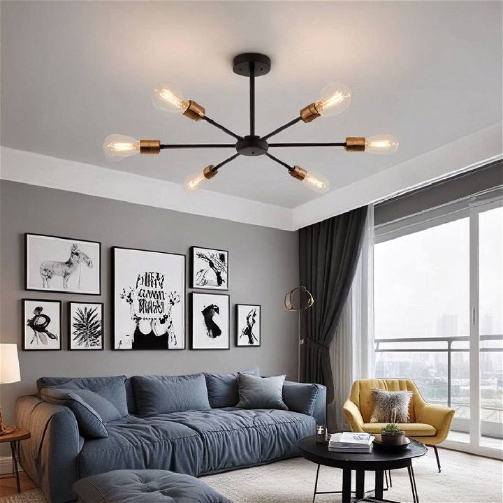 industrial lighting for living room ceiling