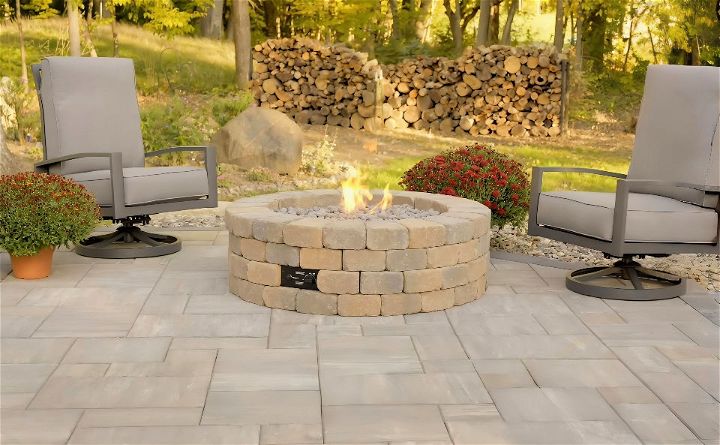 inexpensive diy gas fire pit