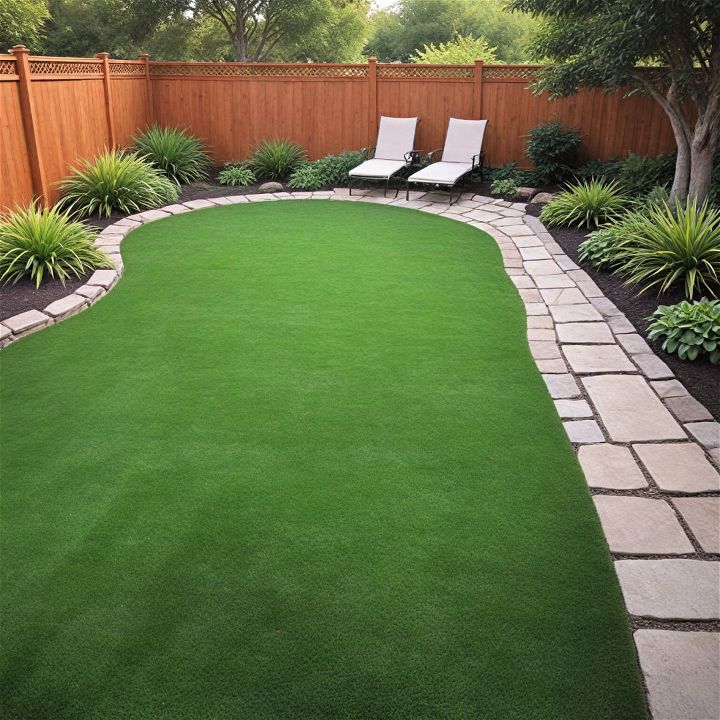 install artificial turf for evergreen lawn