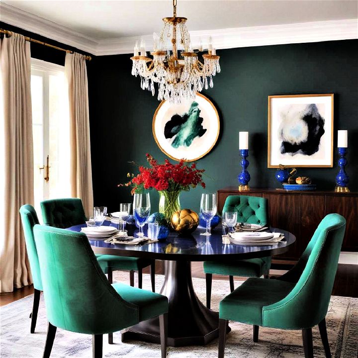 jewel tones for a bold and luxurious