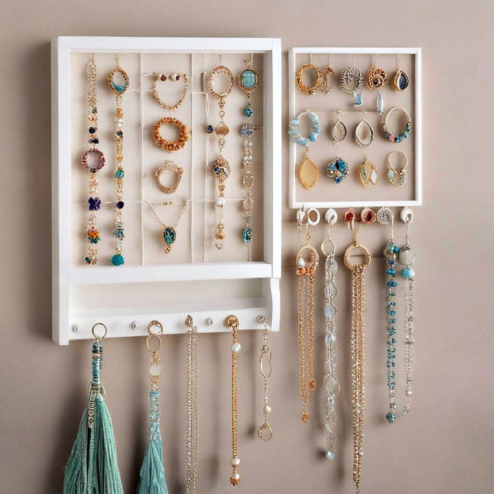 jewelry organizer to add a decorative touch