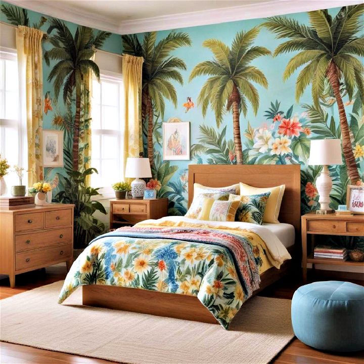 kids room tropical paradise