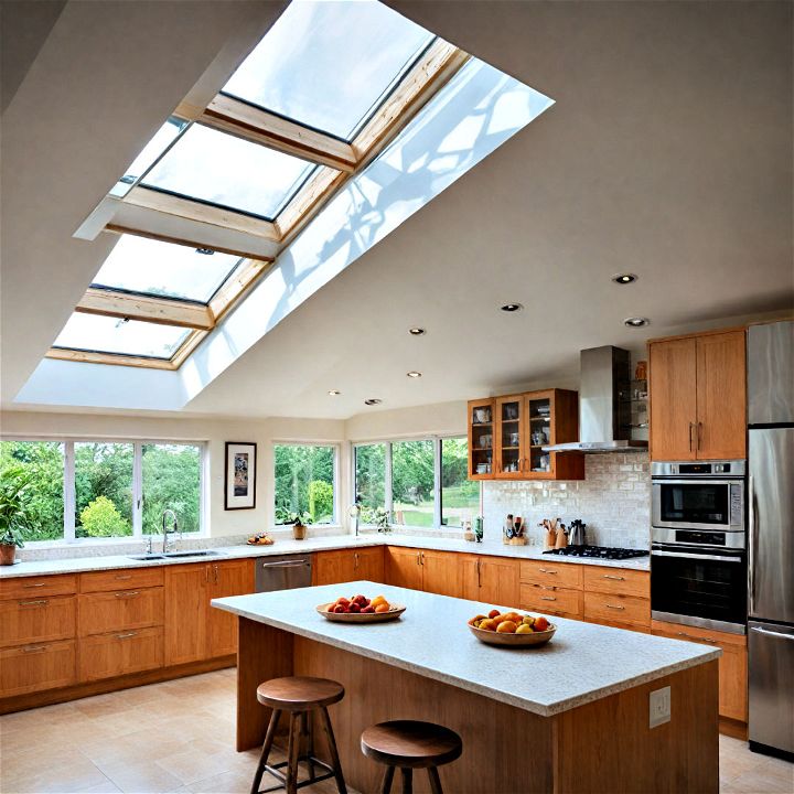 kitchen skylights for natural illumination