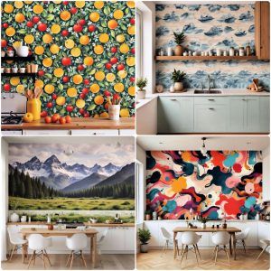 kitchen wallpaper ideas
