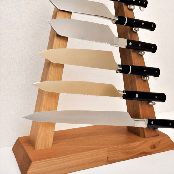 knife tower rack