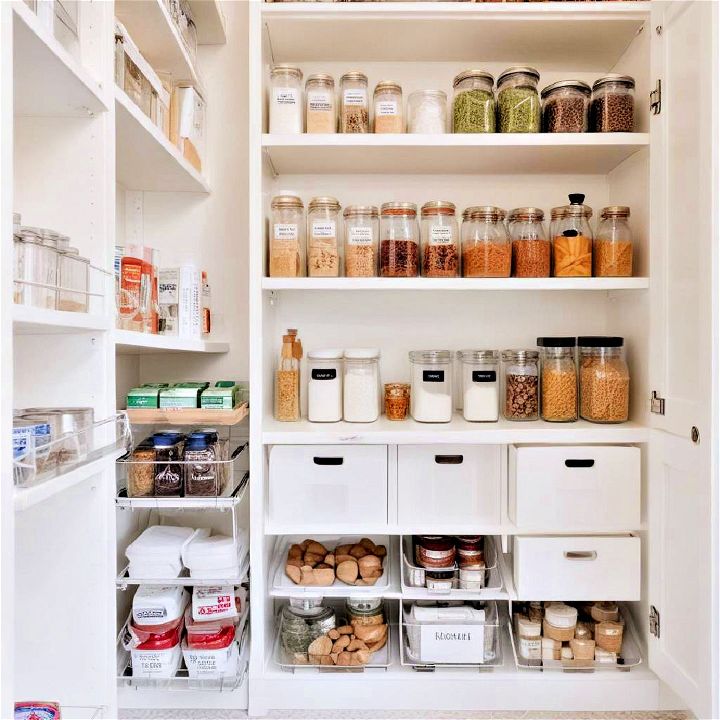 labeling system walk in pantry