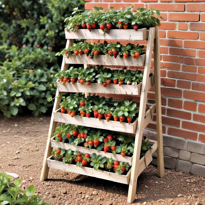 ladder strawberry planter