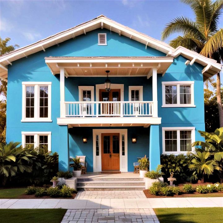 lagoon blue paint to bring tropical appeal