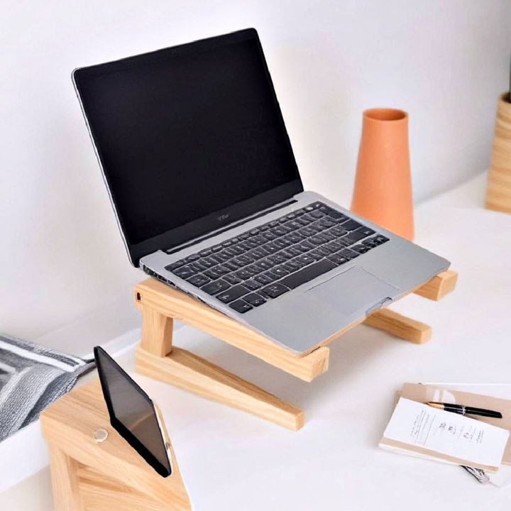 laptop stand for modern home office