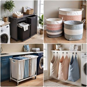 laundry basket storage ideas