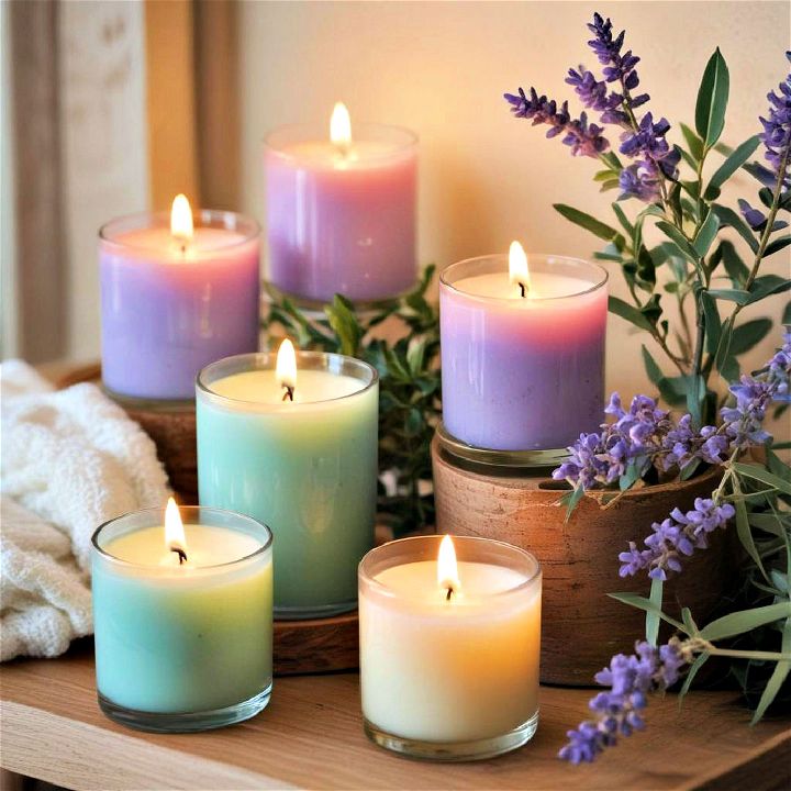 lavender aromatherapy candles