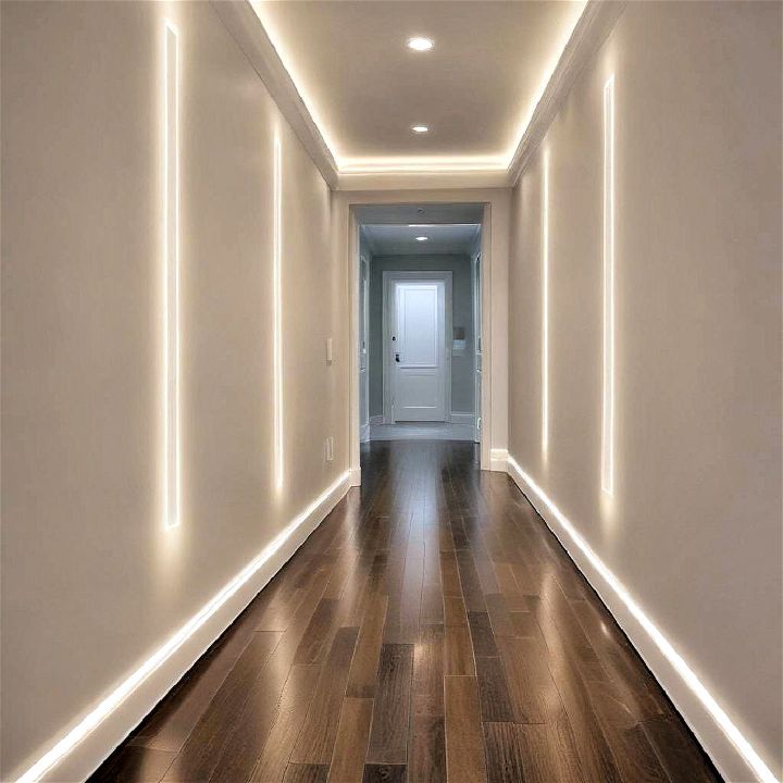 led strip lights for narrow hallway