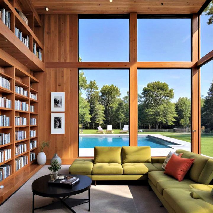 library pool house