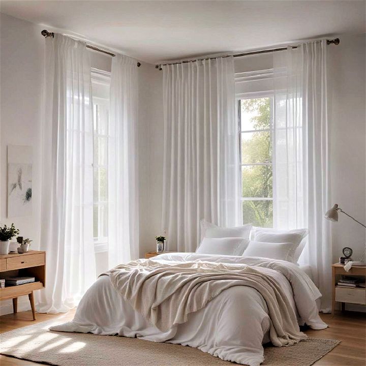 light and airy sheer curtains