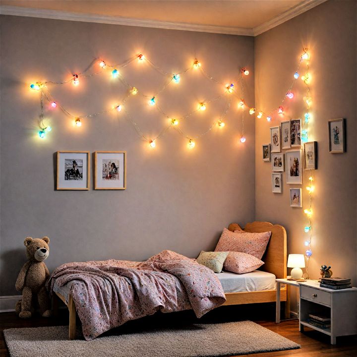 lighting to set the mood in a kid s room