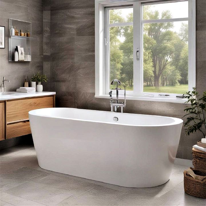 lightweight acrylic bathtub