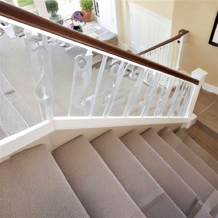 lightweight plastic railing for stair