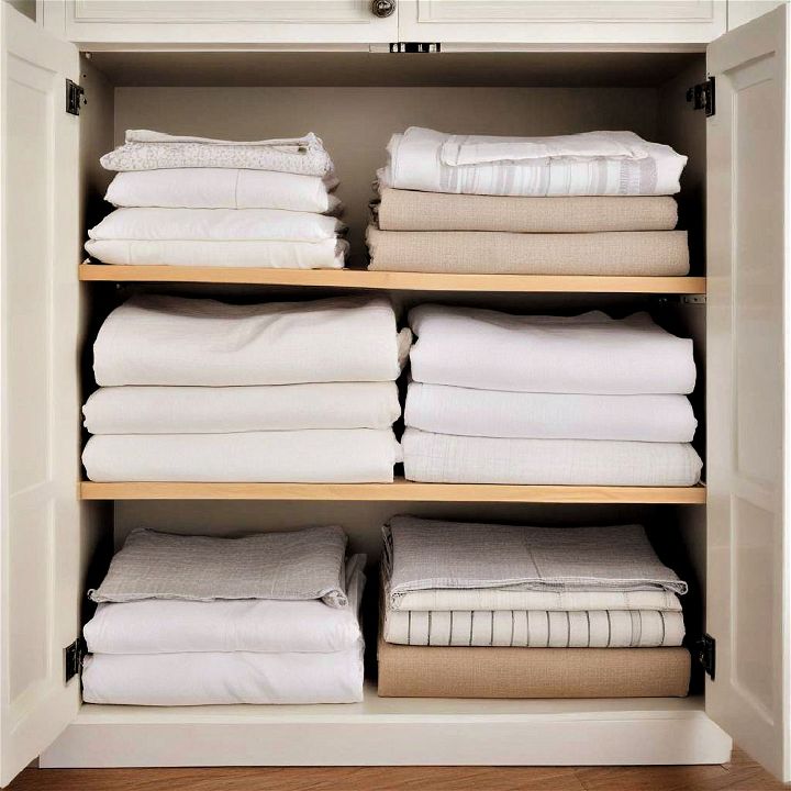 linen closet shelves