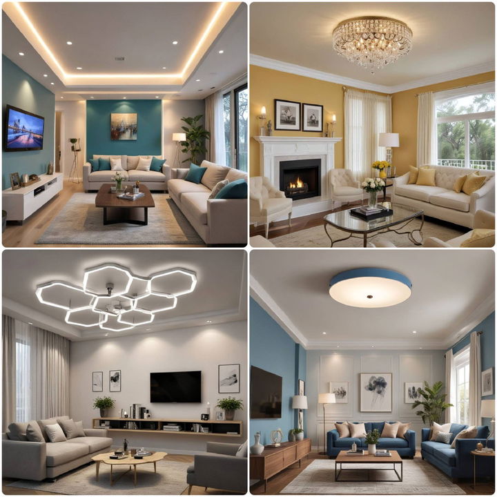 living room ceiling lighting ideas