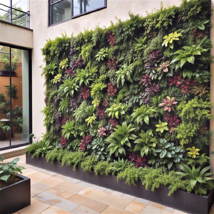 living wall eco friendly centerpiece