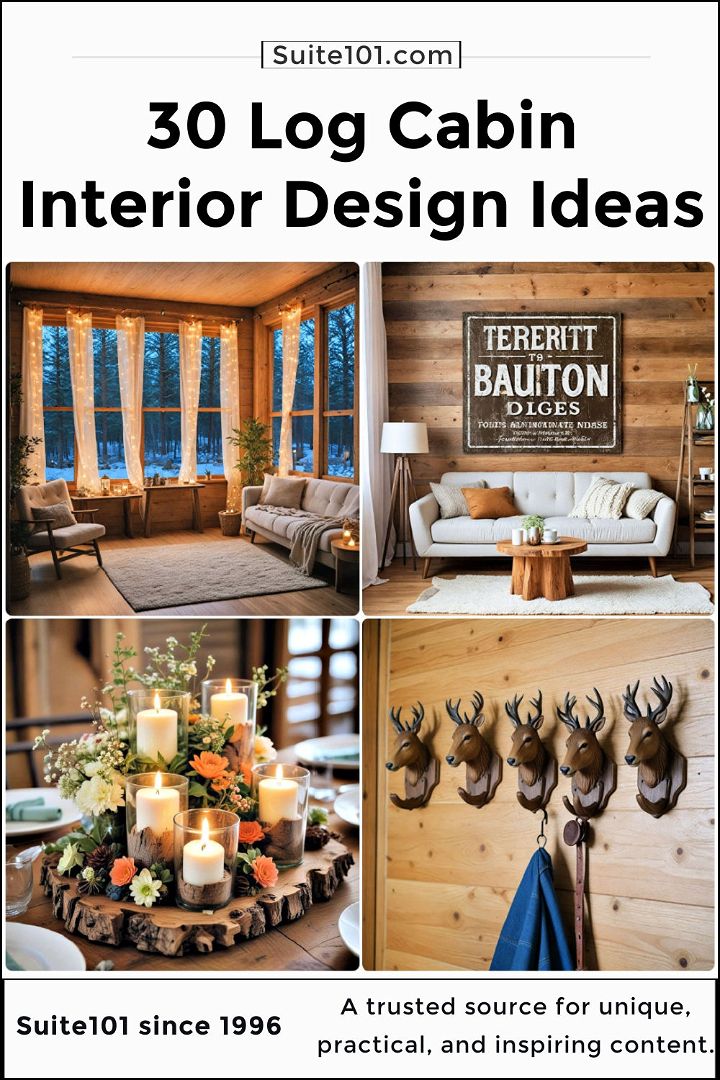 log cabin interior design ideas to copy