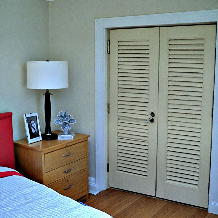 louvered closet doors to match space room