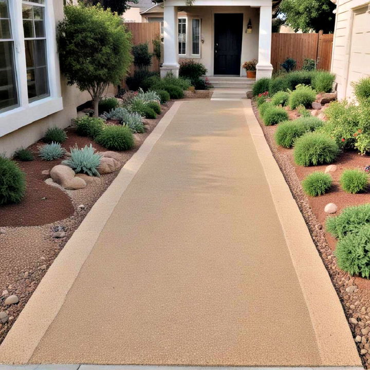 low maintenance decomposed granite walkway