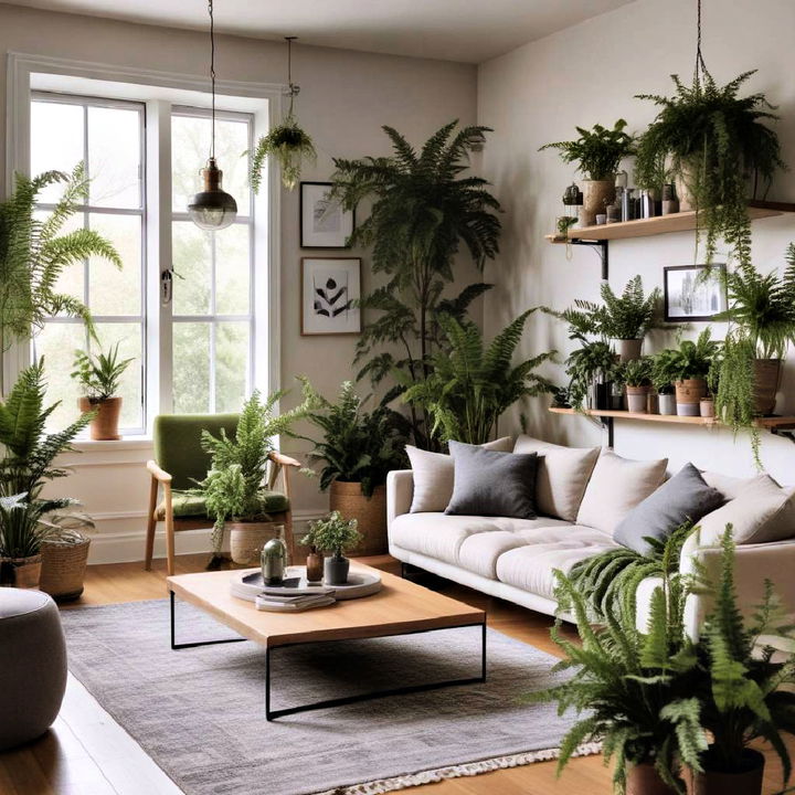 low maintenance plant for japandi living room