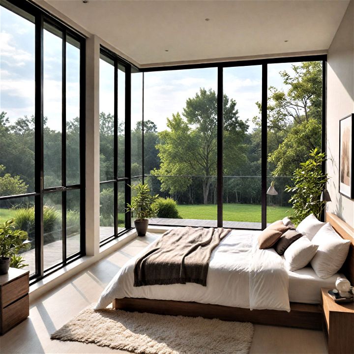 luxurious floor to ceiling windows