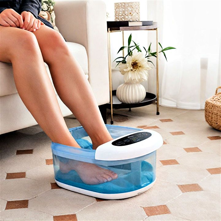 luxurious foot massager to unwind