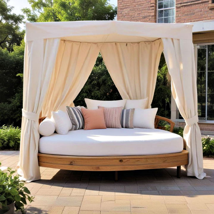 luxury canopy daybed