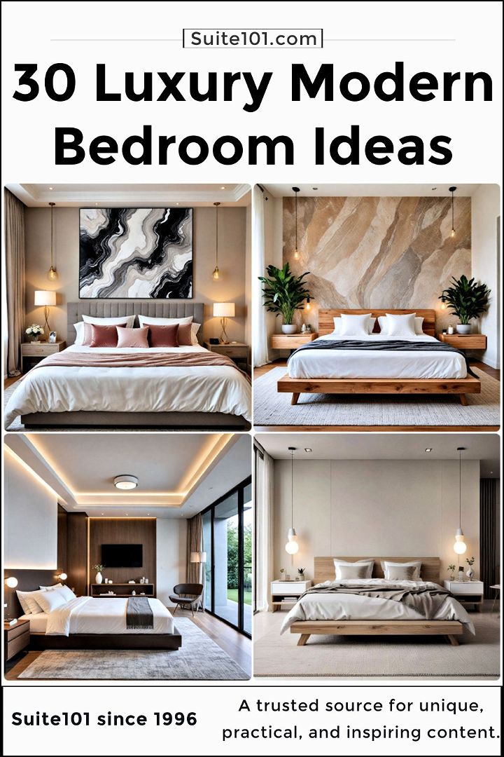 luxury modern bedroom ideas to try