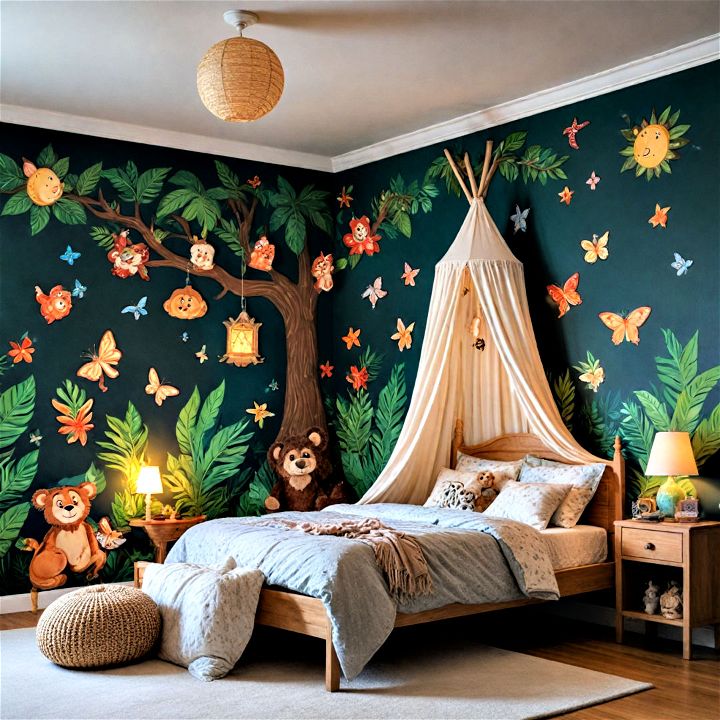magical themed decor for kids room