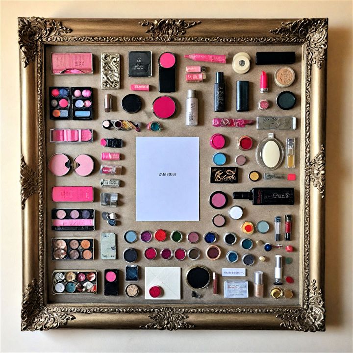 magnetic boards for makeup organization