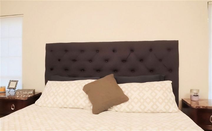 making a tufted style headboard